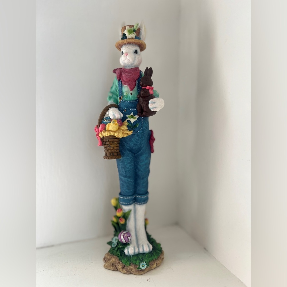 Lenox Colorful Bunny Figurine with Basket